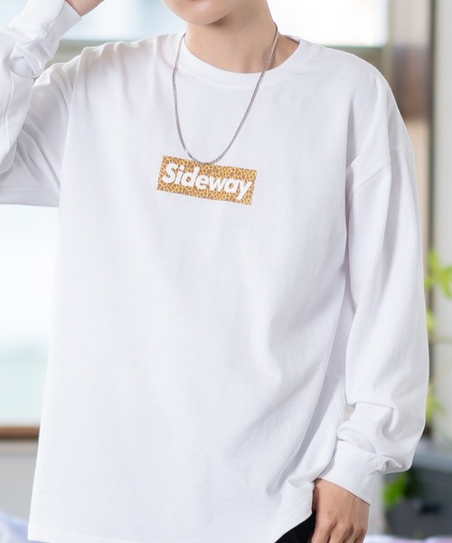 En serio TOKYO(エンソリオトーキョー)の「【SIDEWAYSTANCE】ジラフボックスロゴ長袖Tシャツ 70434(Tシャツ/カットソー・メンズ・ホワイト/ブラック/パープル・SMALL/MEDIUM/LARGE/X-LARGE)」の10枚目の写真