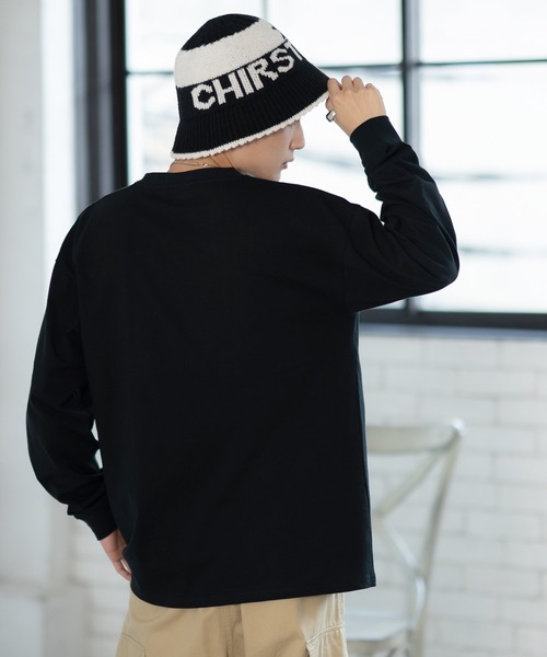 En serio TOKYO(エンソリオトーキョー)の「【SIDEWAYSTANCE】ジラフボックスロゴ長袖Tシャツ 70434(Tシャツ/カットソー・メンズ・ホワイト/ブラック/パープル・SMALL/MEDIUM/LARGE/X-LARGE)」の6枚目の写真