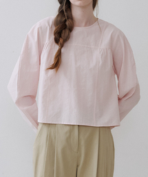 KNOWNBETTER（ノウンベター）の「Cotton shirring blouse [KNSS05BL04]_Pink（シャツ/ブラウス）」