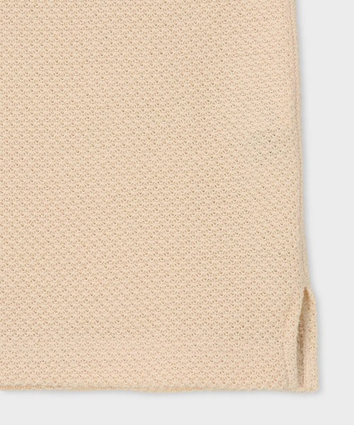 Paul Smith（ポールスミス）の「【ラウンジウェアー】ジャカードメッシュ ポロシャツ【853371 P7341S】（ポロシャツ・メンズ・ネイビー/オフホワイト・MEDIUM/LARGE）」の4枚目の写真