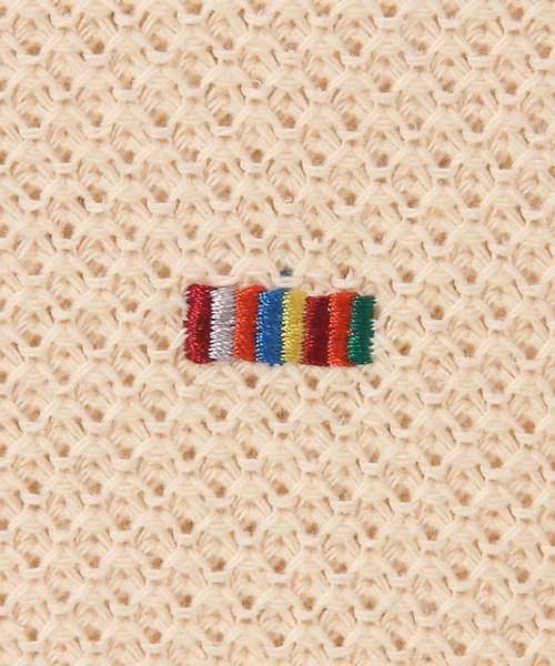 Paul Smith（ポールスミス）の「【ラウンジウェアー】ジャカードメッシュ ポロシャツ【853371 P7341S】（ポロシャツ・メンズ・ネイビー/オフホワイト・MEDIUM/LARGE）」の5枚目の写真