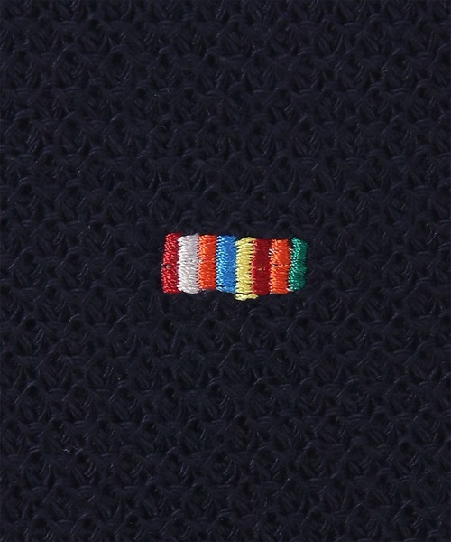 Paul Smith（ポールスミス）の「【ラウンジウェアー】ジャカードメッシュ ポロシャツ【853371 P7341S】（ポロシャツ・メンズ・ネイビー/オフホワイト・MEDIUM/LARGE）」の8枚目の写真