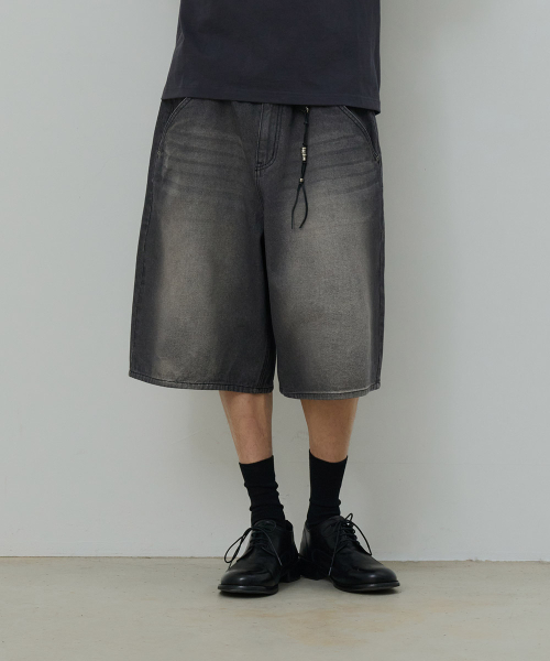 DESIRED（デシレッド）の「コットンバミューダパンツ-FBSK2501D09（その他パンツ・メンズ・ダークグレー・MEDIUM/LARGE/X-LARGE）」の2枚目の写真