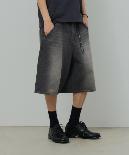 DESIRED（デシレッド）の「コットンバミューダパンツ-FBSK2501D09（その他パンツ・メンズ・ダークグレー・MEDIUM/LARGE/X-LARGE）」の4枚目の写真