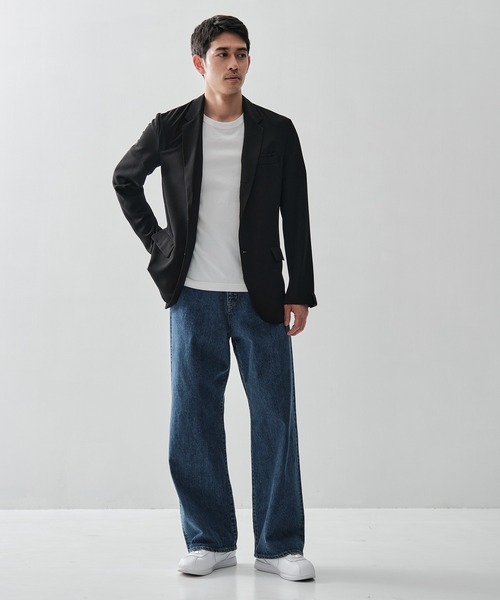 N.HOOLYWOOD(N.ハリウッド)の「【N.HOOLYWOOD/エヌハリウッド】別注SHAPE JACKET(テーラードジャケット・メンズ・ブラック/ダークグレー・40/38/36)」の4枚目の写真
