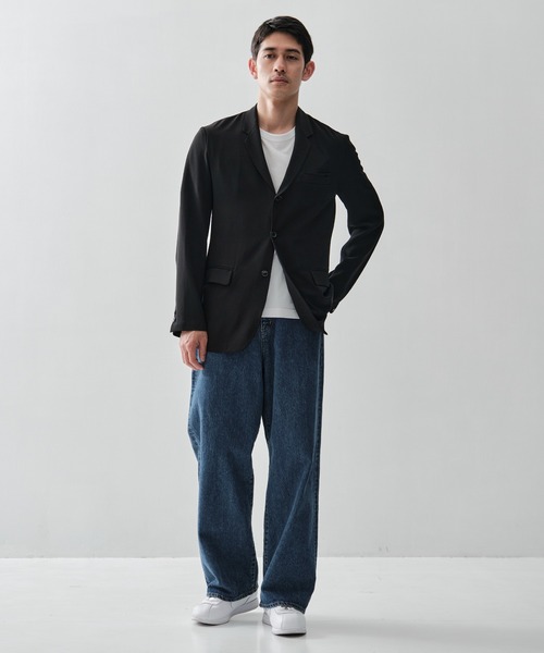 N.HOOLYWOOD(N.ハリウッド)の「【N.HOOLYWOOD/エヌハリウッド】別注SHAPE JACKET(テーラードジャケット・メンズ・ブラック/ダークグレー・40/38/36)」の5枚目の写真