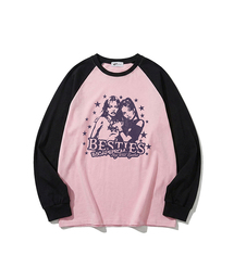 ESCAPEFROM（エスケープフロム）の「ベスティ ESCFプリントセミオーバーフィットロングスリーブ [2カラー]（Tシャツ/カットソー）」