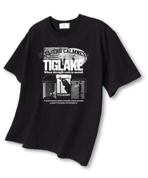 ホリゾンオーバーフィット半袖Tシャツブラック