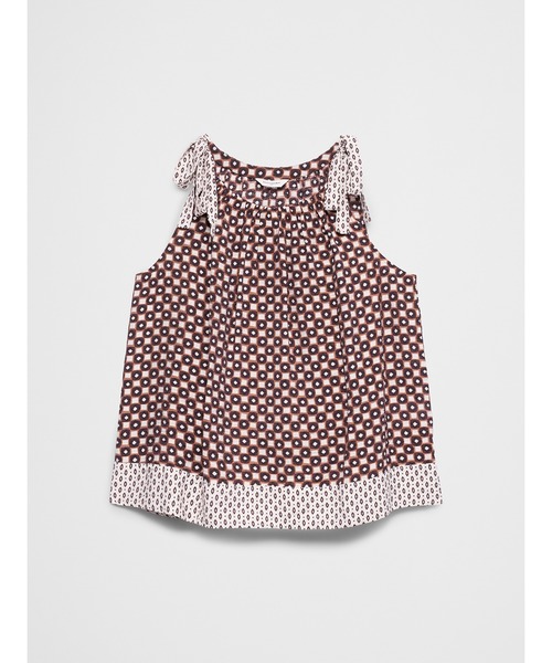 BANANA REPUBLIC FACTORY STORE(バナナリパブリック ファクトリーストア)の「BANANA REPUBLIC FACTORY STORE シルキータイショルダータンクトップ(タンクトップ・レディース・ブラック/ブラウン/マルチ・S/M/L/XS)」の7枚目の写真