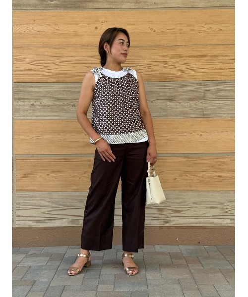 BANANA REPUBLIC FACTORY STORE(バナナリパブリック ファクトリーストア)の「BANANA REPUBLIC FACTORY STORE シルキータイショルダータンクトップ(タンクトップ・レディース・ブラック/ブラウン/マルチ・S/M/L/XS)」の11枚目の写真