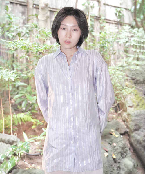 NUUANU（ヌアヌ）の「Lunea Shirt_Purple（シャツ/ブラウス・レディース・その他・3/2/1）」の2枚目の写真