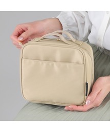 LASIEM（ラシエム）の「メイクポーチ 化粧ポーチ 大容量 自立 小物入れ トラベル 自立する ポーチ 大きめ 縦型 収納 小さい コンパクト メイクボックス 旅行 おしゃれ 可愛い 韓国 スクエア 便利 撥水 マチあり ナイロン 持ち歩き（ポーチ）」