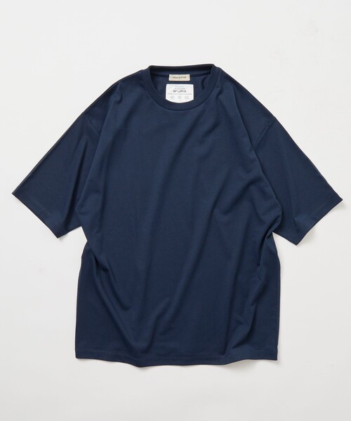 FREAK'S STORE(フリークスストア)の「限定展開 Drymix(R)/ドライミックス リラックスフィット クルーネック ソリッドTシャツ/速乾/UVカット(Tシャツ/カットソー・メンズ・ネイビー/ホワイト/チャコールグレー/アッシュグレー/ブラック・SMALL/MEDIUM/LARGE)」の12枚目の写真