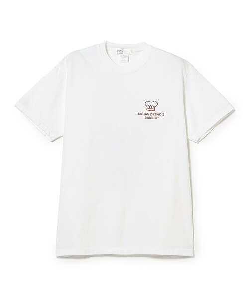 TOKYO CULTUART by BEAMS（トウキョウカルチャートバイビームス）の「HONGAMA / LOGAN BREAD'S BAKERY T-Shirt（Tシャツ/カットソー・レディース・ホワイト/イエロー系その他2・X-LARGE/LARGE/SMALL/MEDIUM）」の3枚目の写真