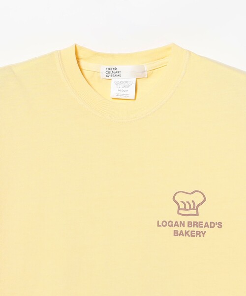 TOKYO CULTUART by BEAMS（トウキョウカルチャートバイビームス）の「HONGAMA / LOGAN BREAD'S BAKERY T-Shirt（Tシャツ/カットソー・レディース・ホワイト/イエロー系その他2・X-LARGE/LARGE/SMALL/MEDIUM）」の11枚目の写真