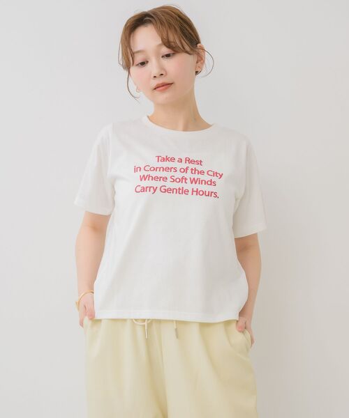 RETRO GIRL(レトロガール)の「発泡プリントTシャツ(Tシャツ/カットソー・レディース・オフホワイト/レッド/ブラック/イエロー・FREE)」の12枚目の写真