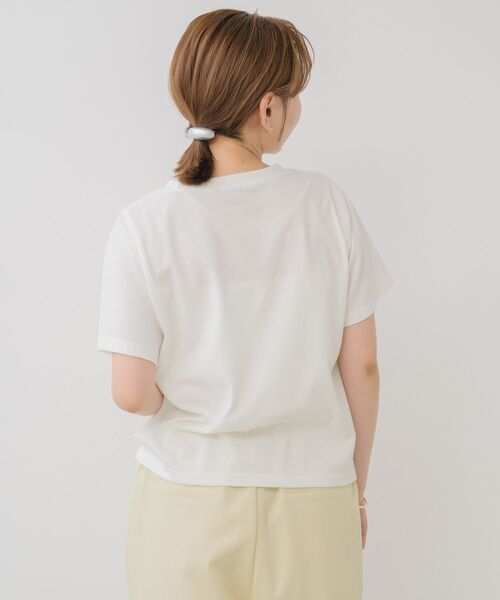 RETRO GIRL(レトロガール)の「発泡プリントTシャツ(Tシャツ/カットソー・レディース・オフホワイト/レッド/ブラック/イエロー・FREE)」の14枚目の写真
