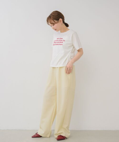 RETRO GIRL(レトロガール)の「発泡プリントTシャツ(Tシャツ/カットソー・レディース・オフホワイト/レッド/ブラック/イエロー・FREE)」の17枚目の写真