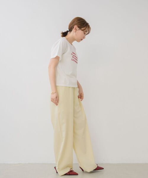 RETRO GIRL(レトロガール)の「発泡プリントTシャツ(Tシャツ/カットソー・レディース・オフホワイト/レッド/ブラック/イエロー・FREE)」の19枚目の写真