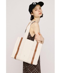 SLY(�X���C)��THONG TRIMMED CANVAS BAG �g���O�g�����h�L�����o�X�o�b�O(�g�[�g�o�b�O)