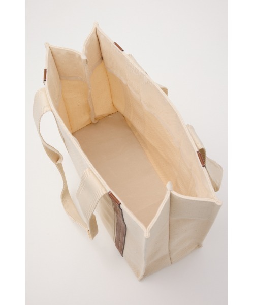 SLY(スライ)の「THONG TRIMMED CANVAS BAG トングトリムドキャンバスバッグ(トートバッグ・レディース・アイボリー/ブラック・FREE)」の11枚目の写真