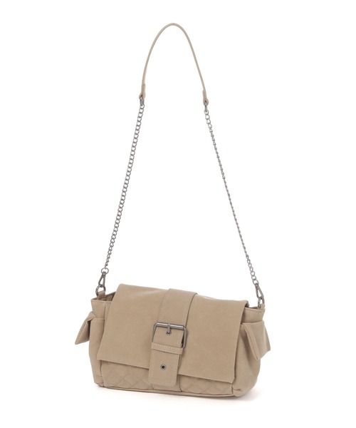 Heather(ヘザー)の「バックルポシェットBAG 682712(ショルダーバッグ・レディース・ブラック/ピンク/ベージュ・ONE SIZE)」の8枚目の写真