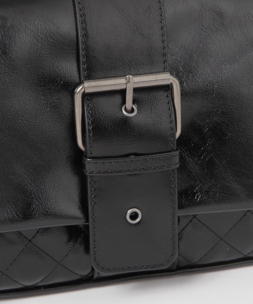 Heather(ヘザー)の「バックルポシェットBAG 682712(ショルダーバッグ・レディース・ブラック/ピンク/ベージュ・ONE SIZE)」の12枚目の写真