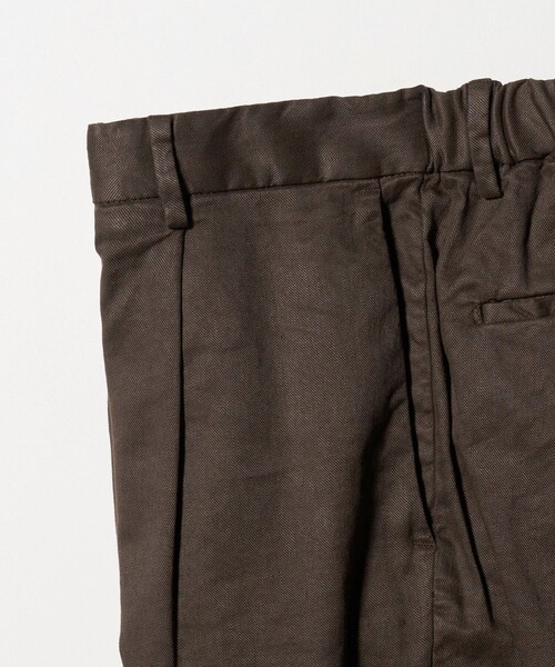 UNITED ARROWS（ユナイテッドアローズ）の「＜DEVORE＞ハーフギャザー チノ ショーツ（その他パンツ・メンズ・ダークブラウン/オフホワイト/オリーブ・48/50/46/44）」の18枚目の写真