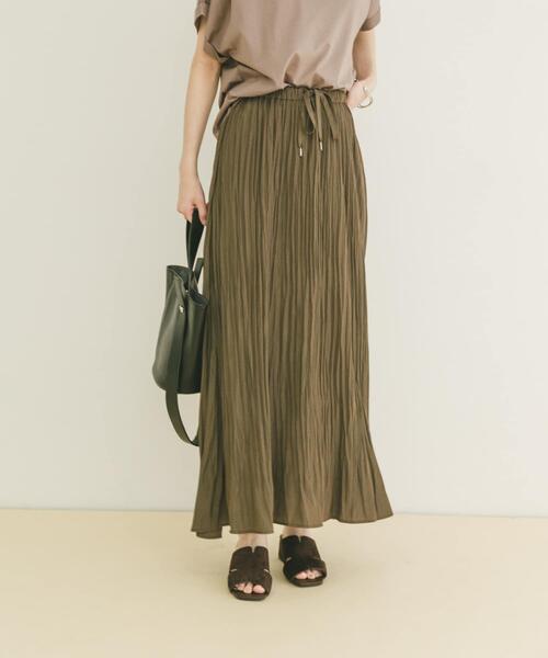 ITEMS URBANRESEARCH（アイテムズ アーバンリサーチ）の「カッセンスカート（スカート・レディース・ブラウン系その他/ブラウン/チャコールグレー・FREE）」の10枚目の写真