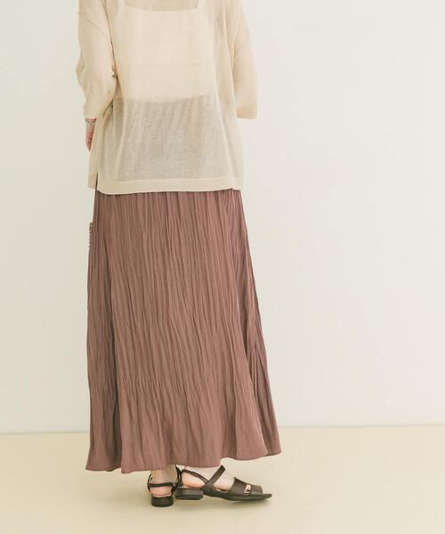 ITEMS URBANRESEARCH（アイテムズ アーバンリサーチ）の「カッセンスカート（スカート・レディース・ブラウン系その他/ブラウン/チャコールグレー・FREE）」の16枚目の写真