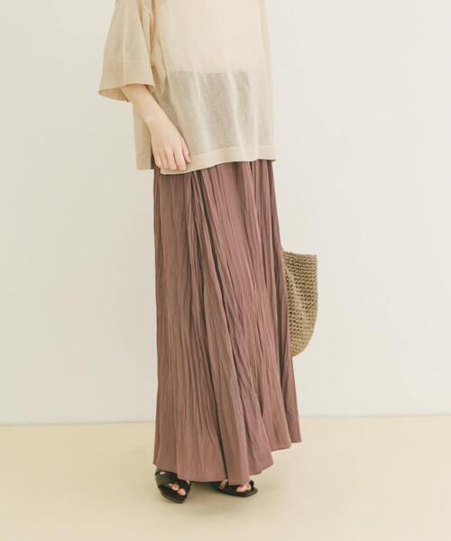 ITEMS URBANRESEARCH（アイテムズ アーバンリサーチ）の「カッセンスカート（スカート・レディース・ブラウン系その他/ブラウン/チャコールグレー・FREE）」の17枚目の写真