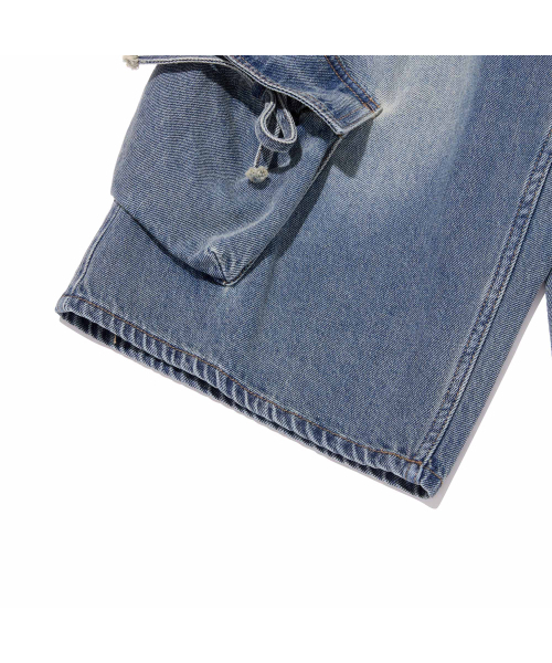 KIRSH（キルシー）の「カーゴバミューダデニムパンツ[ブルー]（その他パンツ・レディース・その他・MEDIUM/SMALL）」の6枚目の写真
