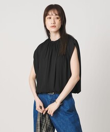 スカラップ フリル オールインワン パンツ ‐はっ水 UVカット 防しわ