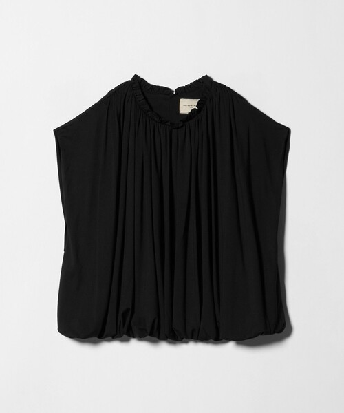 UNITED ARROWS(ユナイテッドアローズ)の「天竺 ギャザー バルーン カットソー(Tシャツ/カットソー・レディース・ブラック/ダークグレー/オフホワイト・FREE)」の6枚目の写真