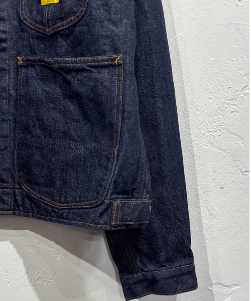 Beyond Basics(ビヨンド ベーシックス)の「児島新鮮組 / GHORE JACKET(デニムジャケット・メンズ・インディゴブルー/ブラック・FREE)」の5枚目の写真