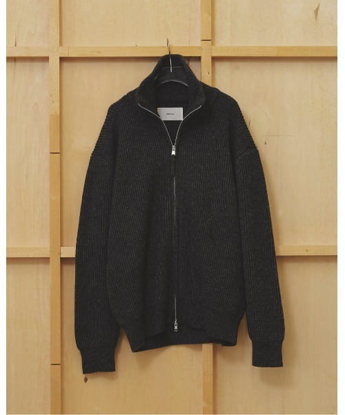 TODAYFUL(トゥデイフル)の「Zipup Knit Cardigan(カーディガン/ボレロ・レディース・チャコールグレー/グレイッシュベージュ・FREE)」の13枚目の写真