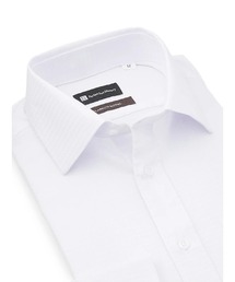 【Smart Pick!】ベーシック長袖ワイシャツ セミワイド ホワイト