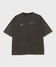 PS Paul Smith | "Sports Stripe Bar" ヴィンテージライク Tシャツ / 262724 EXT02B(Tシャツ/カットソー)