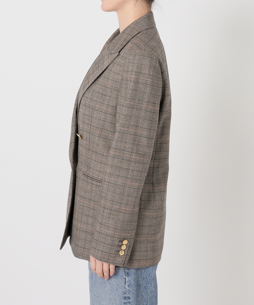 Spick & Span(スピックアンドスパン)の「《セットアップ可》ウールブレンドグレンチェックジャケット(テーラードジャケット・レディース・その他6・34/36/38/40)」の11枚目の写真