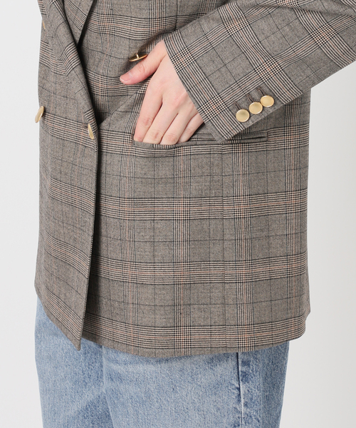 Spick & Span(スピックアンドスパン)の「《セットアップ可》ウールブレンドグレンチェックジャケット(テーラードジャケット・レディース・その他6・34/36/38/40)」の15枚目の写真