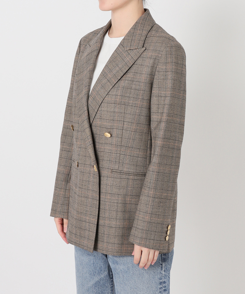 Spick & Span(スピックアンドスパン)の「《セットアップ可》ウールブレンドグレンチェックジャケット(テーラードジャケット・レディース・その他6・34/36/38/40)」の22枚目の写真