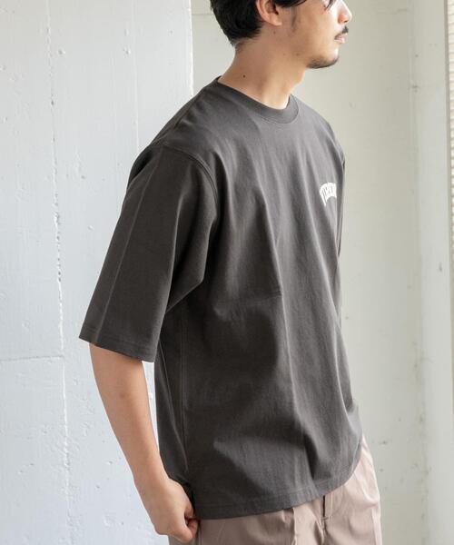 FORK&SPOON(フォークアンドスプーン)の「FORK&SPOON フロッキープリントTシャツ(Tシャツ/カットソー・メンズ・オフホワイト/チャコールグレー・4/5)」の12枚目の写真