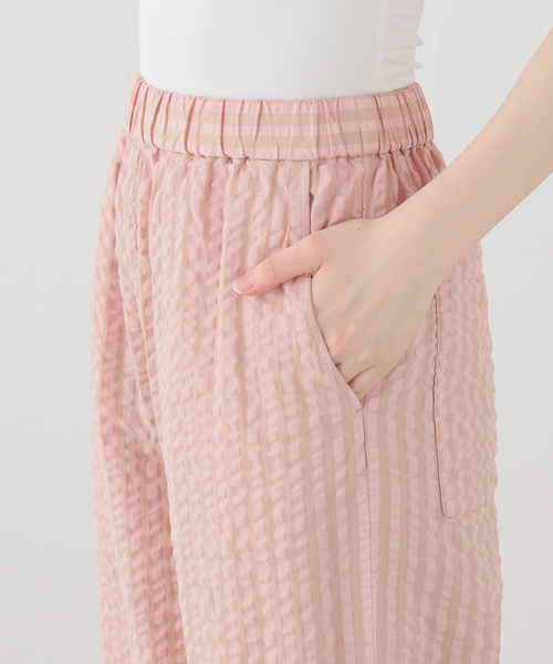 FRAMeWORK（フレームワーク）の「ストライプオーバーダイイージーパンツ（その他パンツ・レディース・レッド/ピンク・36/38）」の14枚目の写真
