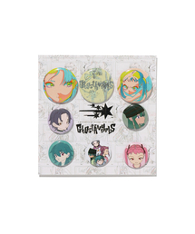 NICE GHOST CLUB（ナイスゴーストクラブ）の「GHOST ANGELS BUTTON BADGES SET_MIX(NG2GMUAB90C)（ブローチ/コサージュ）」