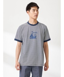 McGREGOR（マックレガー）の「インディゴ天竺ボーダーTシャツ（Tシャツ/カットソー）」