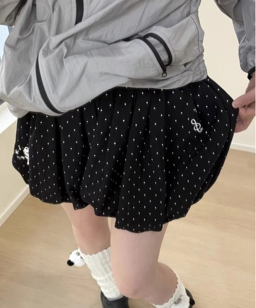 AsheKsha(アシクシャ)の「小水玉刺繍ショートパンツ(その他パンツ・レディース・ブラック・F)」の9枚目の写真