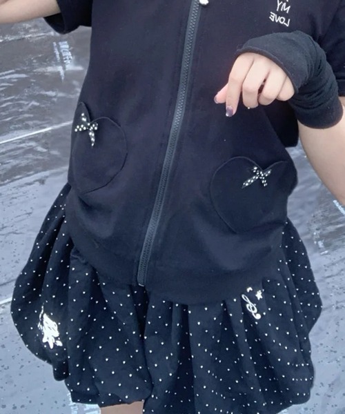 AsheKsha(アシクシャ)の「小水玉刺繍ショートパンツ(その他パンツ・レディース・ブラック・F)」の11枚目の写真