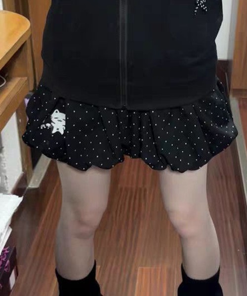 AsheKsha(アシクシャ)の「小水玉刺繍ショートパンツ(その他パンツ・レディース・ブラック・F)」の14枚目の写真