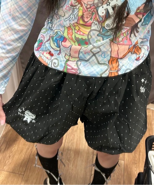AsheKsha(アシクシャ)の「小水玉刺繍ショートパンツ(その他パンツ・レディース・ブラック・F)」の21枚目の写真