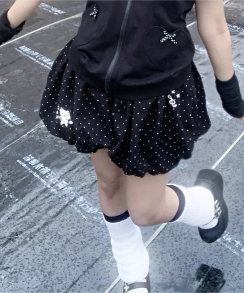 AsheKsha(アシクシャ)の「小水玉刺繍ショートパンツ(その他パンツ・レディース・ブラック・F)」の22枚目の写真